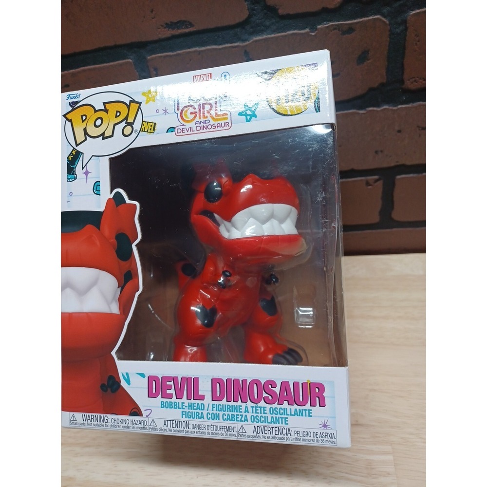 Funko Pop! Vinyl Super 6": Marvel - Devil Dinosaur #1120 - Picture 2 of 5